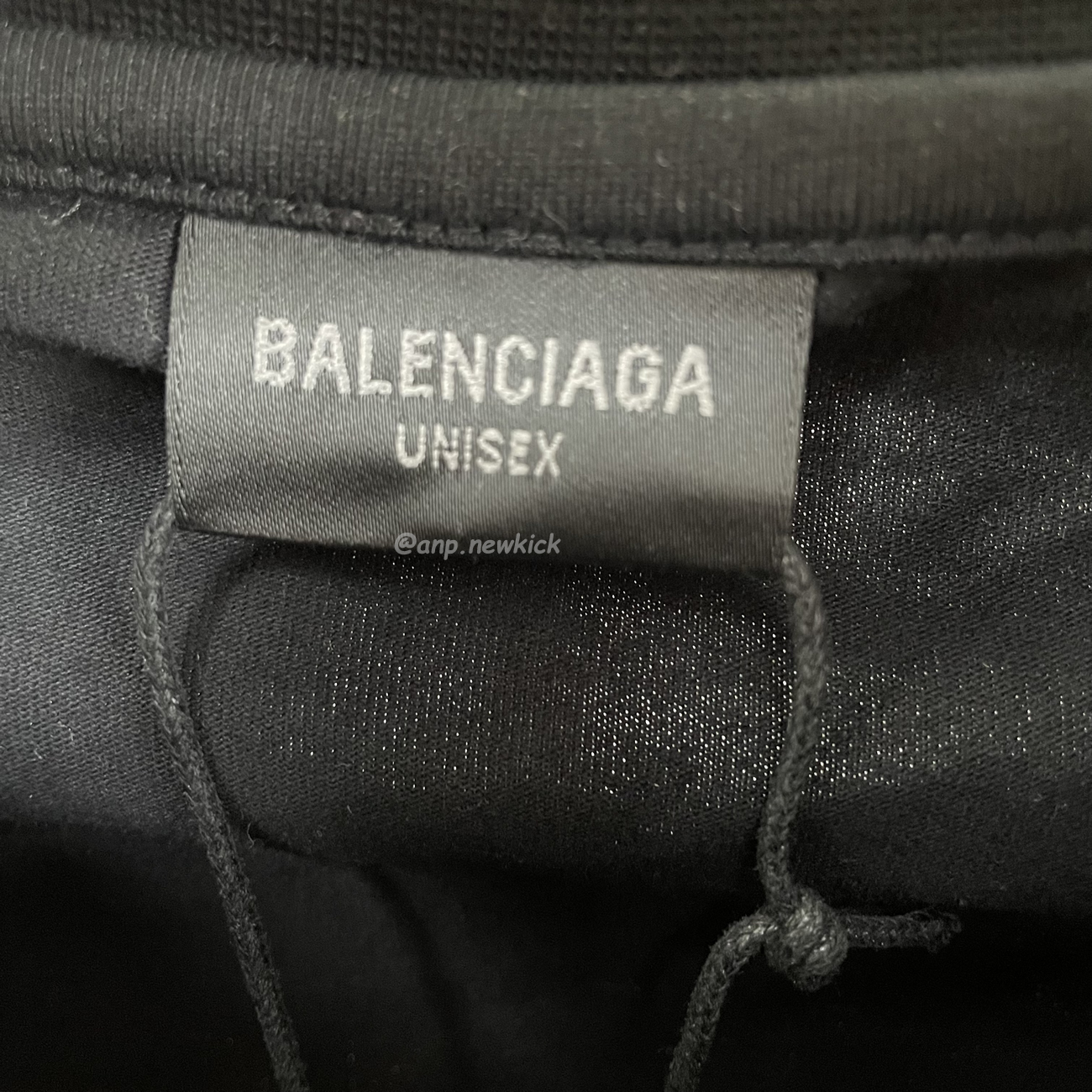 Balenciaga Black Soccer Long Sleeve Jersey T Shirt (2) - newkick.app